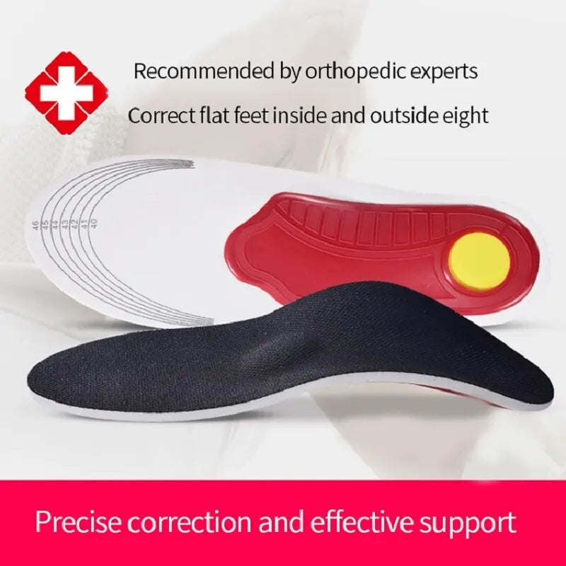 Premium High Arch Support Insoles Gel Pad 3D