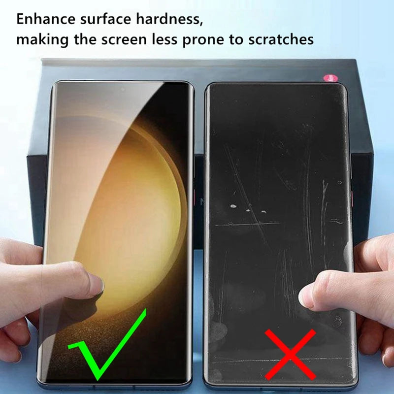 3pcs Curved Screen Protector For Samsung Galaxy S22 S23 S24 Ultra Ceramic Film