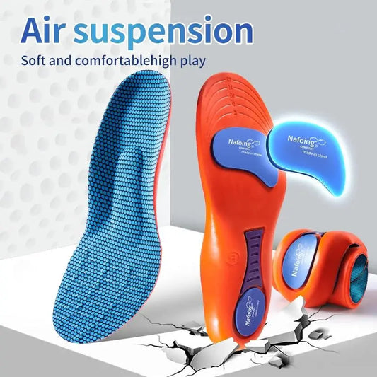 Orthopedic Shoe Insoles for Shock Absorption and Breathable Support