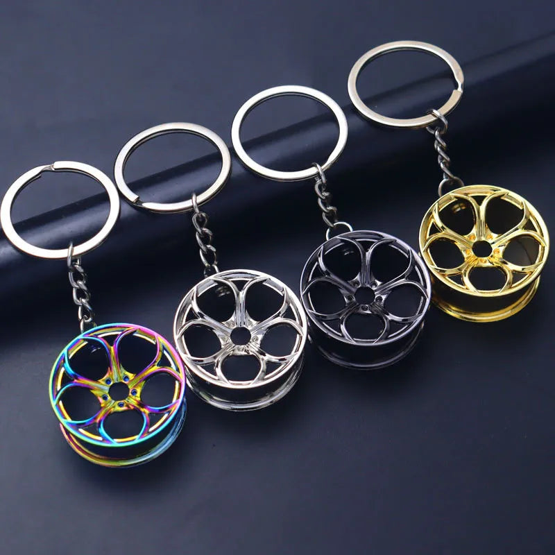 Creative Gear Head Keychain Speed Gearbox Keyring