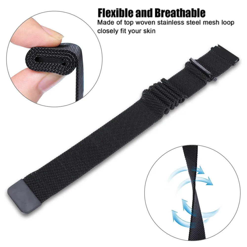 22mm 20mm Milanese Loop Strap For Samsung Galaxy Watch