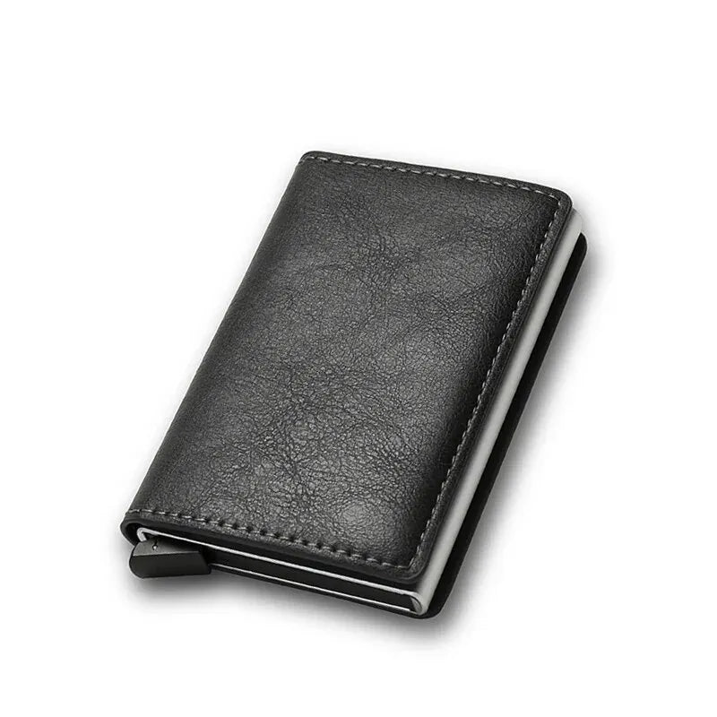 Anti Thief Rfid Card Holder Minimalist Mens Wallet