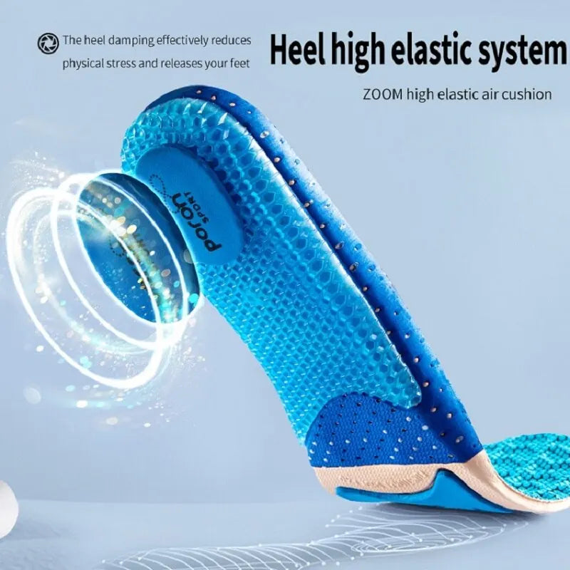 Sport Insoles Arch Support Breathable Shock Absorption Shoes Pad