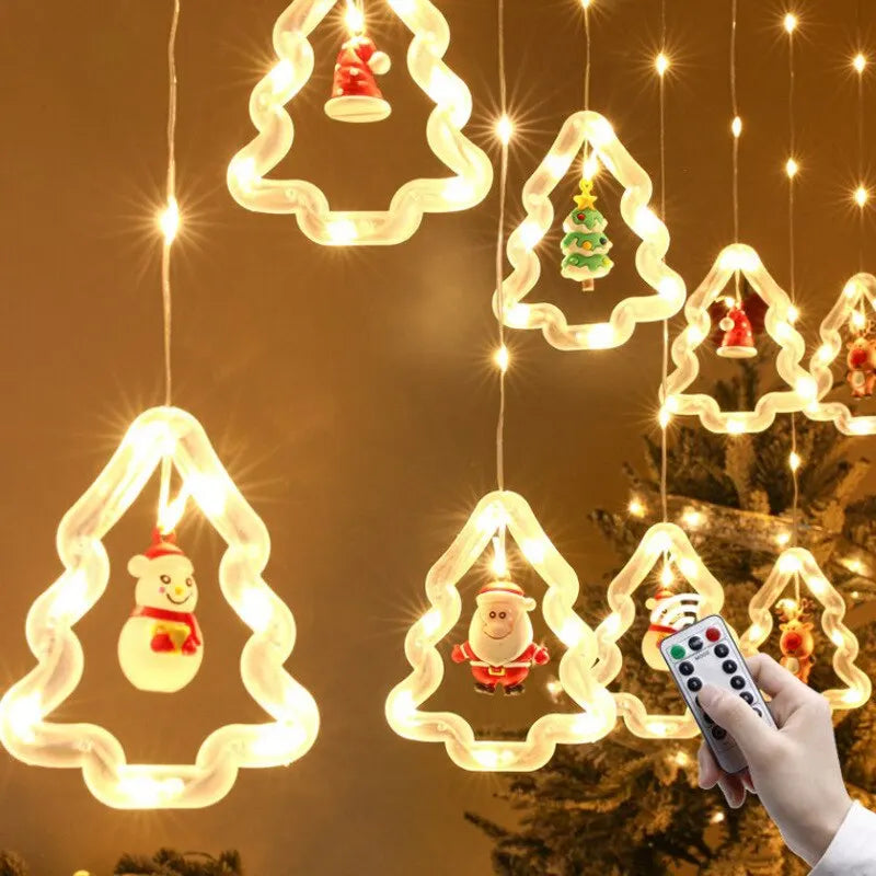 Christmas Wish Ball LED Fairy Curtain Light String