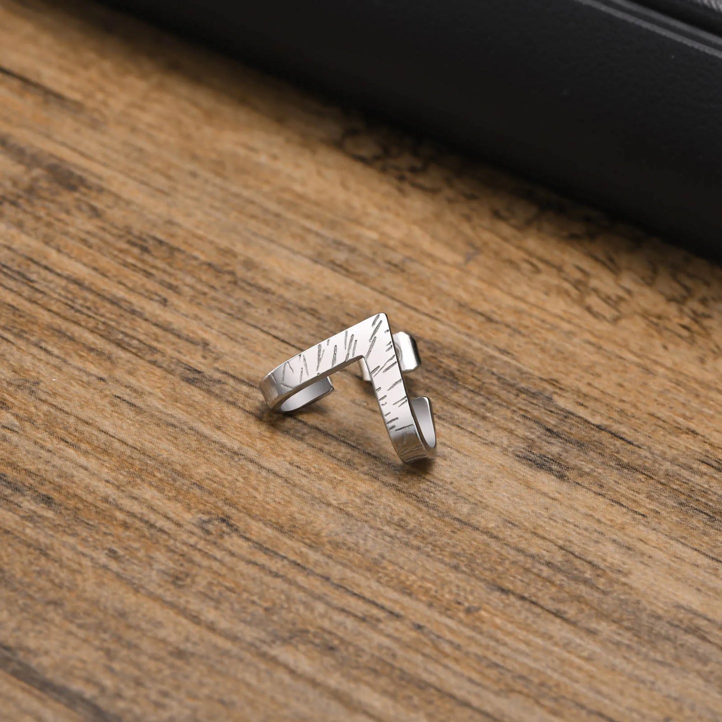 Geometric Stud Earring for Men Stainless Steel Triangle Wrap Earrings