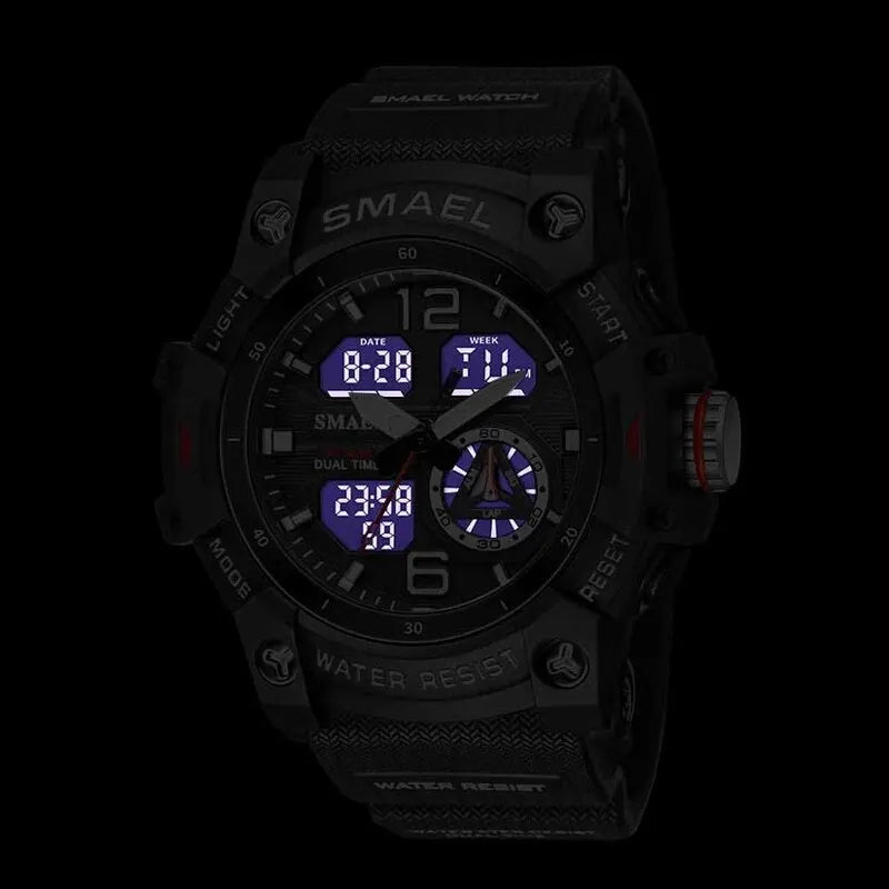 SMAEL Sport Mens Watch Military Wristwatch