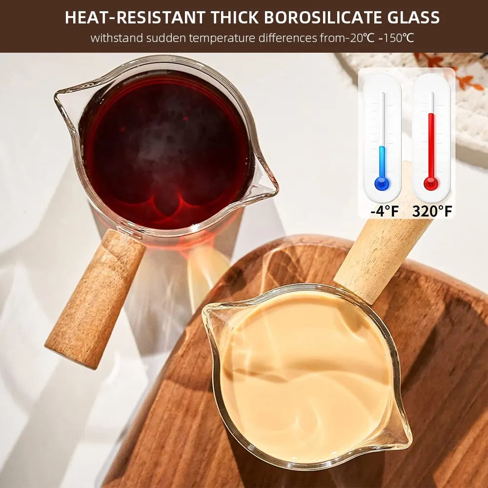 75ml Heat Resisting Glass Espresso Measuring Cup