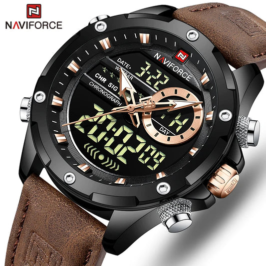 Digital Mens Military Watch Waterproof LED Quartz Sport Wristwatch