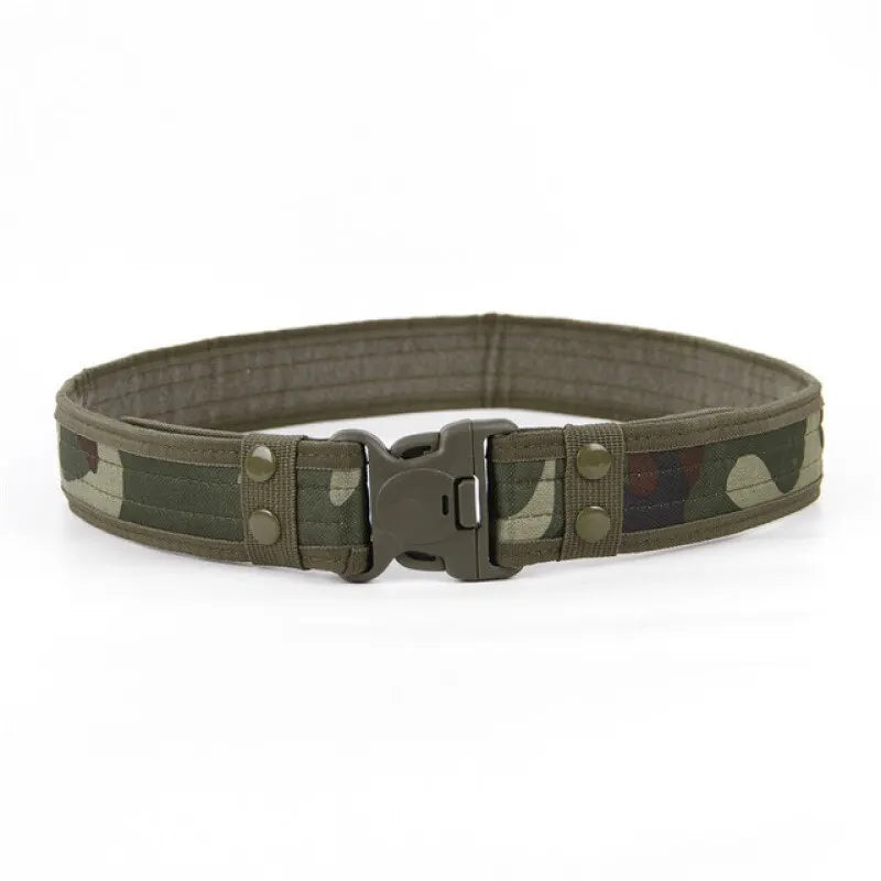 Plastic Buckle Mens Canvas Lengthened Thickened Tactical Belt