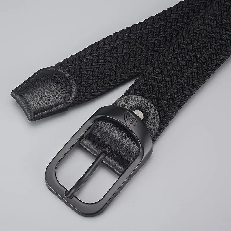 Mens Belt Woven Elastic Outdoor Sports Unisex