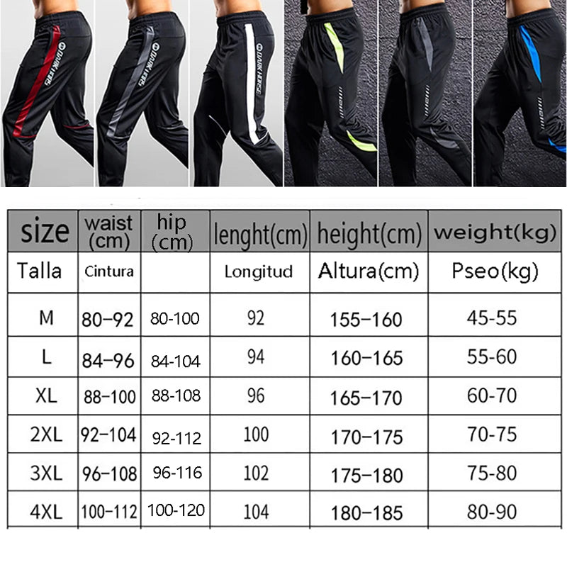 Mens Sport Pants Running Training Jogging Sports Trousers