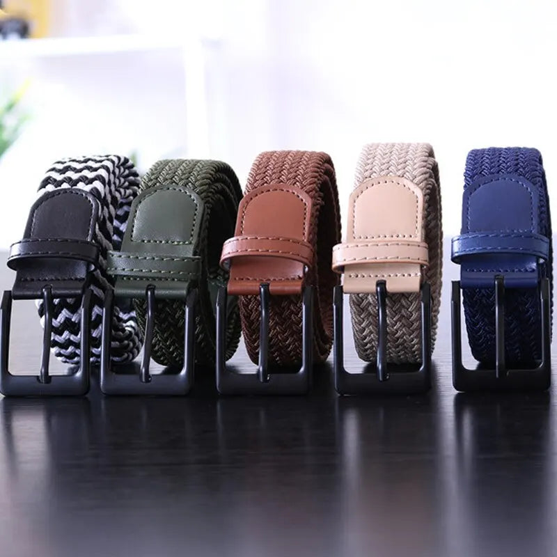 Canvas Mens Belt Metal Pin Buckle Military Tactical Strap