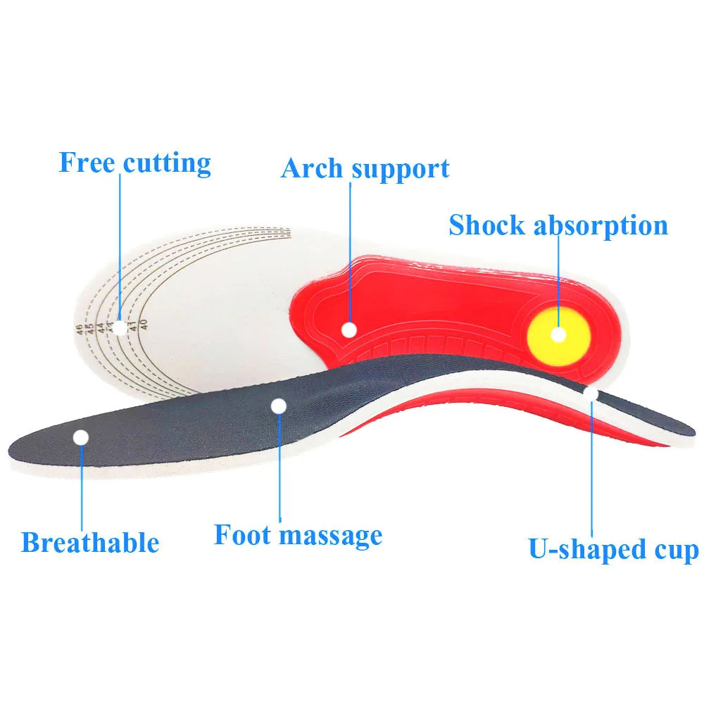 Orthotic Insole Arch Support Relieve Flatfoot Pain