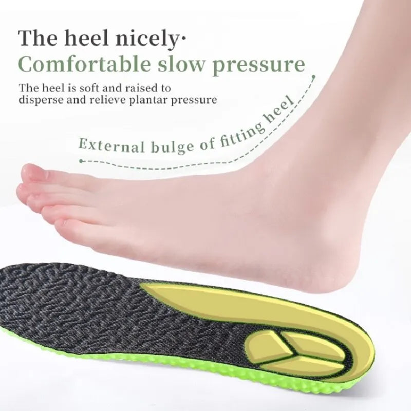 Sports Shock Absorption Insole Breathable Orthopedic Shoes Pad