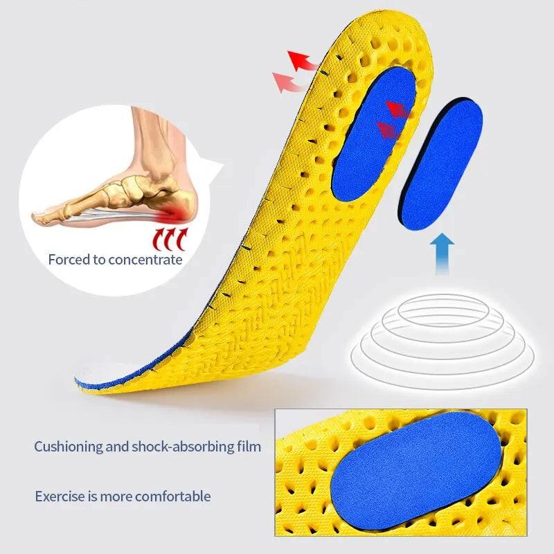 3 Pairs Memory Foam Orthopedic Insoles Feet Shoe Sole