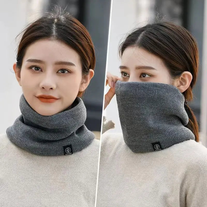 Unisex Knitted Ring Neck Scarf