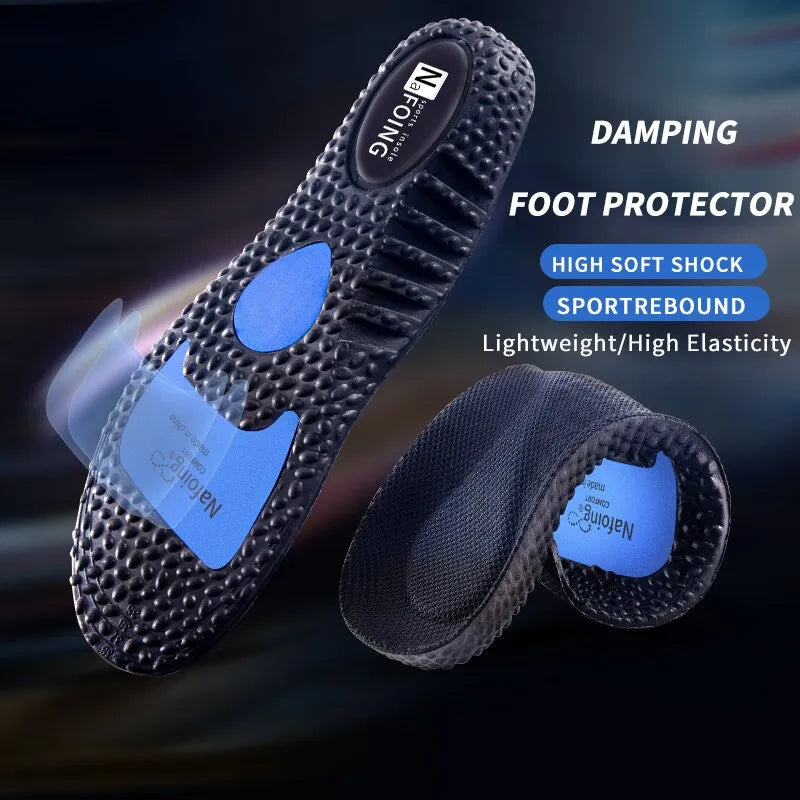 Sport Insoles for Shoes Sole Shock Absorption Breathable Cushion