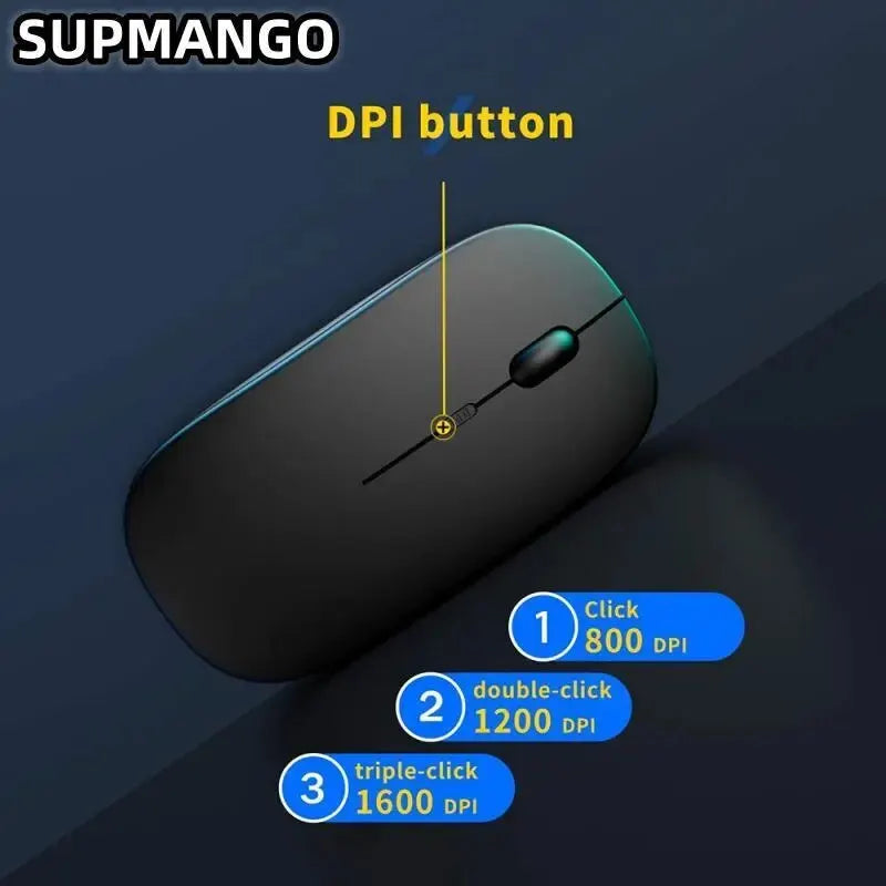 Rechargeable Wireless Gaming Mouse Portable Ergonomic