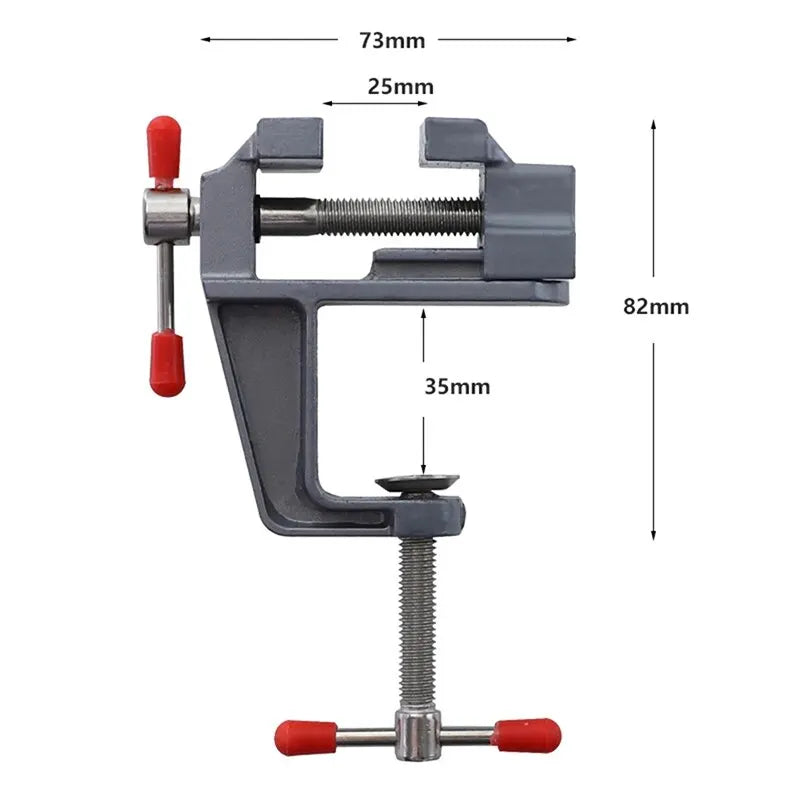 35MM Aluminium Alloy Table Bench Clamp Vise