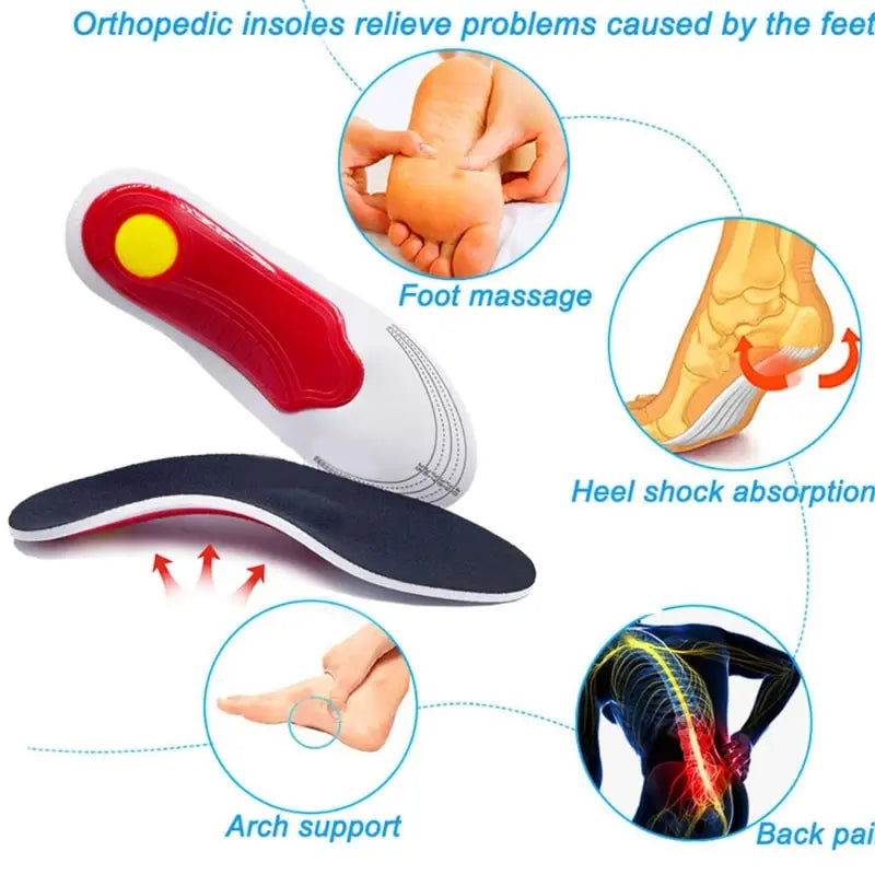 EVA Orthopedic Shoes Insoles Orthotic Flat Foot Arch