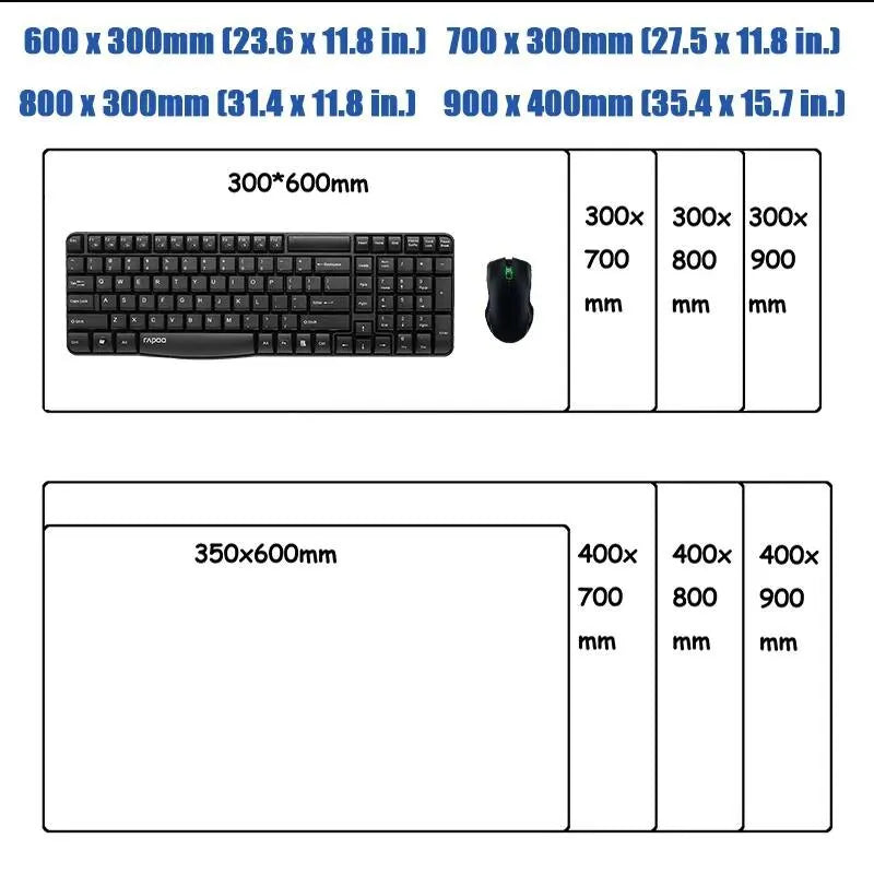 Gaming Mousepad XXL Keyboard Gamer Mouse Pad