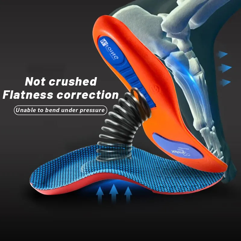 Sport Orthopedic Shoes Insoles Breathable Shock Absorption