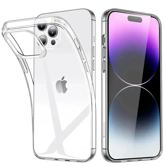 Shockproof Transparent Acrylic Phone Case For iPhone 15 14 13