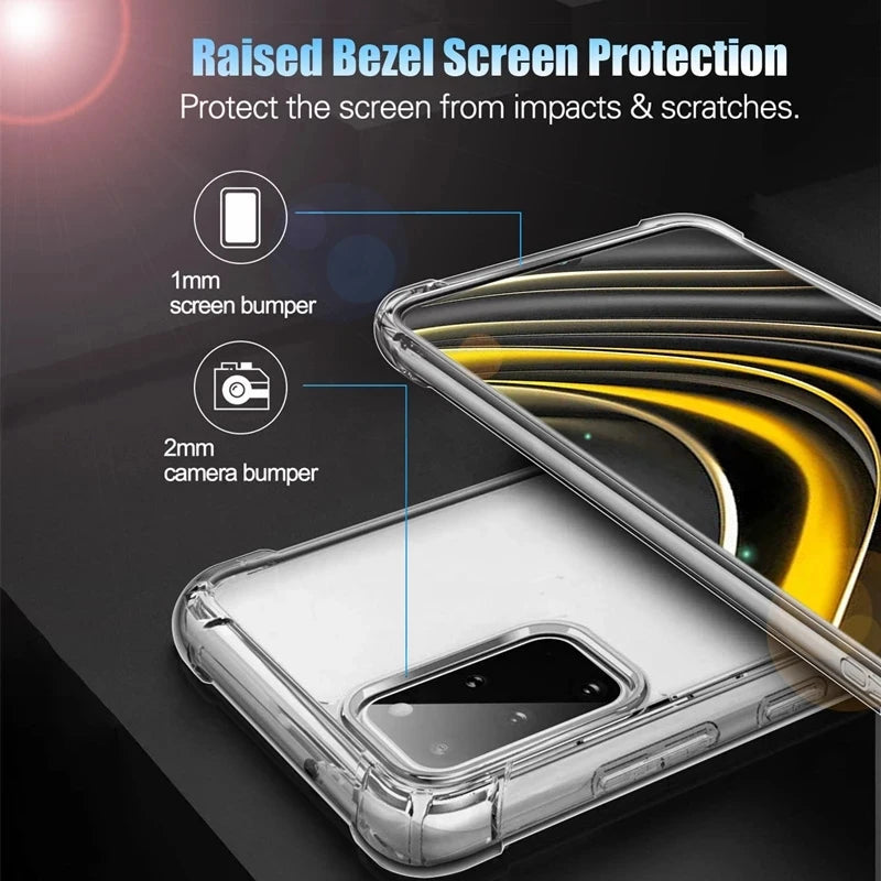 Clear Phone Case For Samsung Galaxy S22 S23 Ultra S21 S20