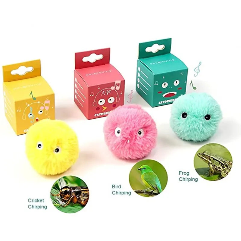 Interactive Ball Smart Cat Toys Plush