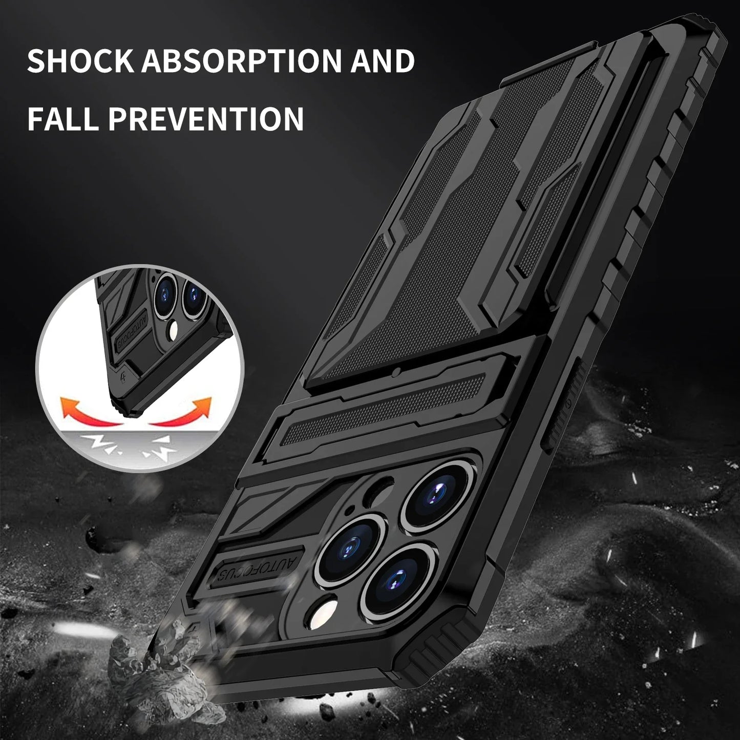 Shockproof Armor Case For iPhone 15 14 13 12 11 Pro Max Plus