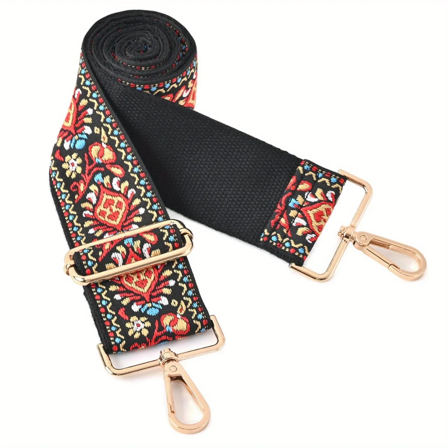 Ethnic Style Purse Strap Replaceable Handbag Crossbody Bag Strap