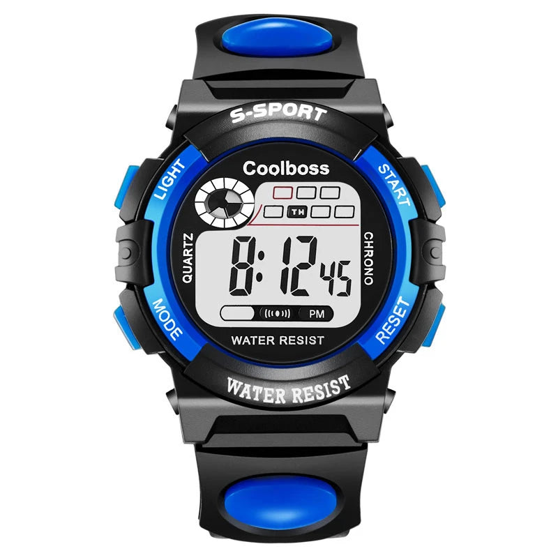 Boys Girls Children Luminous Dial Kids Waterproof Digital Watch