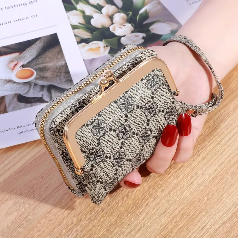 Womens Wallet Large Capacity Coin Clip Bag