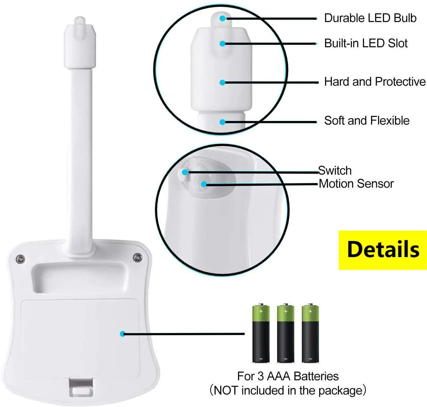 Motion Sensor Toilet LED Night Lights