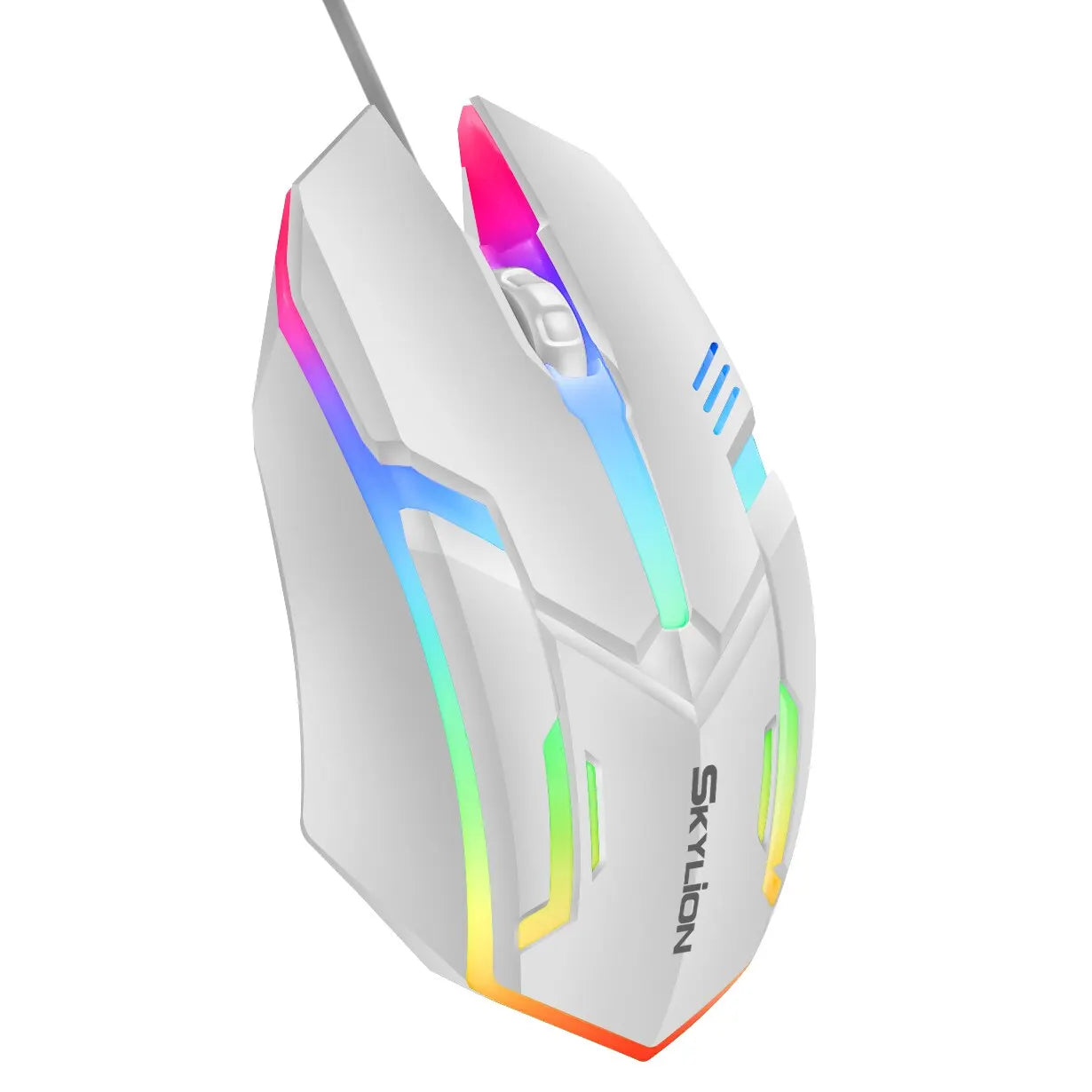 SKYLION F1 Wired 3 Keys Mouse Colorful Lighting Gaming