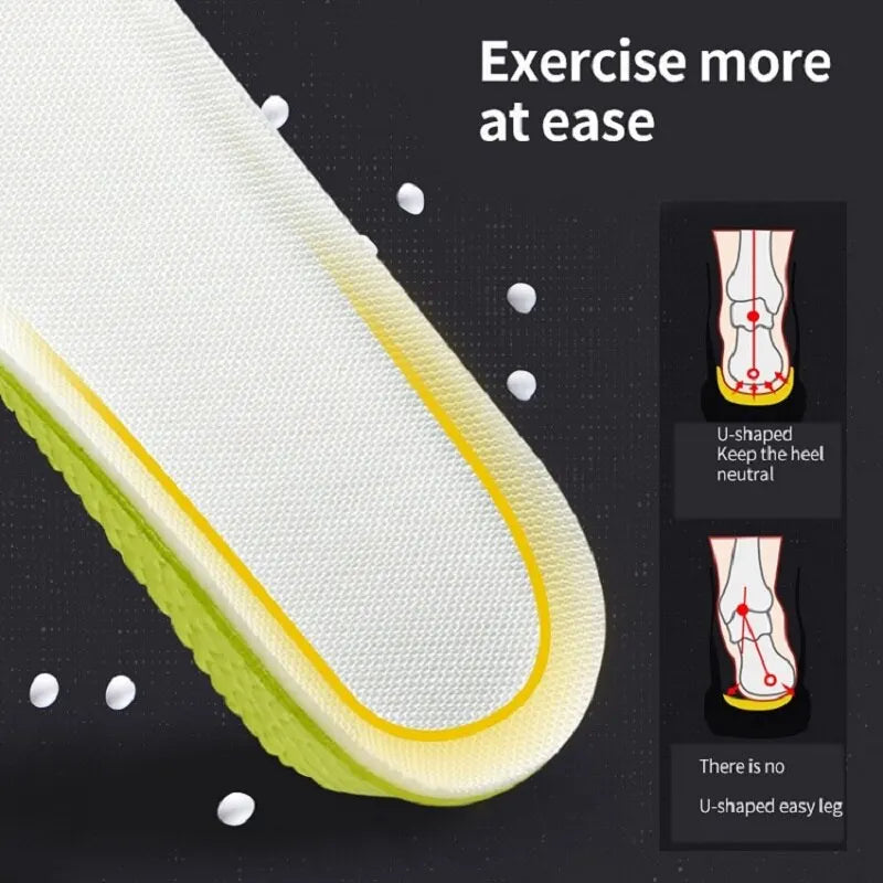 Invisible Height Increase Insoles Memory Foam Breathable Comfortable