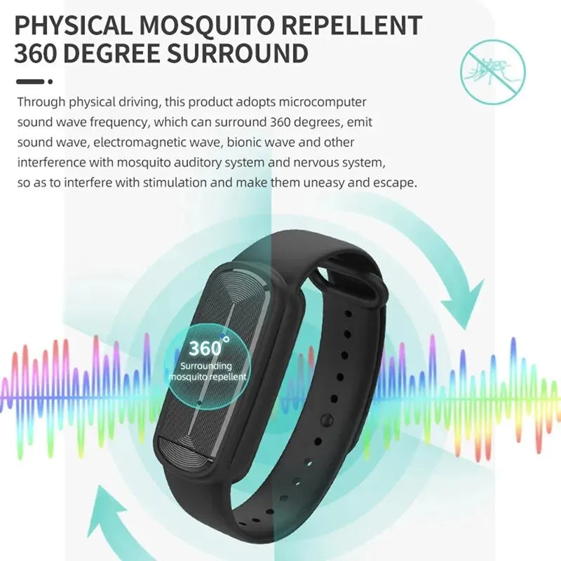 Kids Natural Ultrasonic Anti Mosquito Bracelet