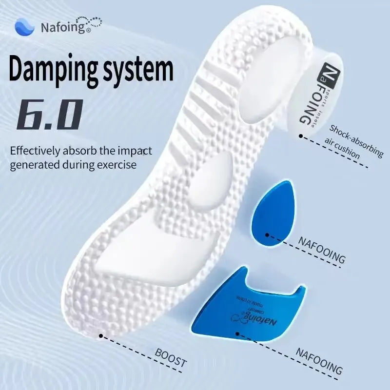 EVA Shoes Insoles Shock Absorption Breathable Orthopedic