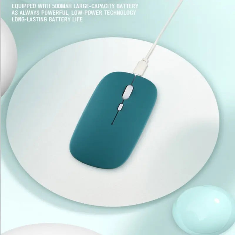 Rechargeable Wireless Bluetooth Mouse 2.4G USB Mice