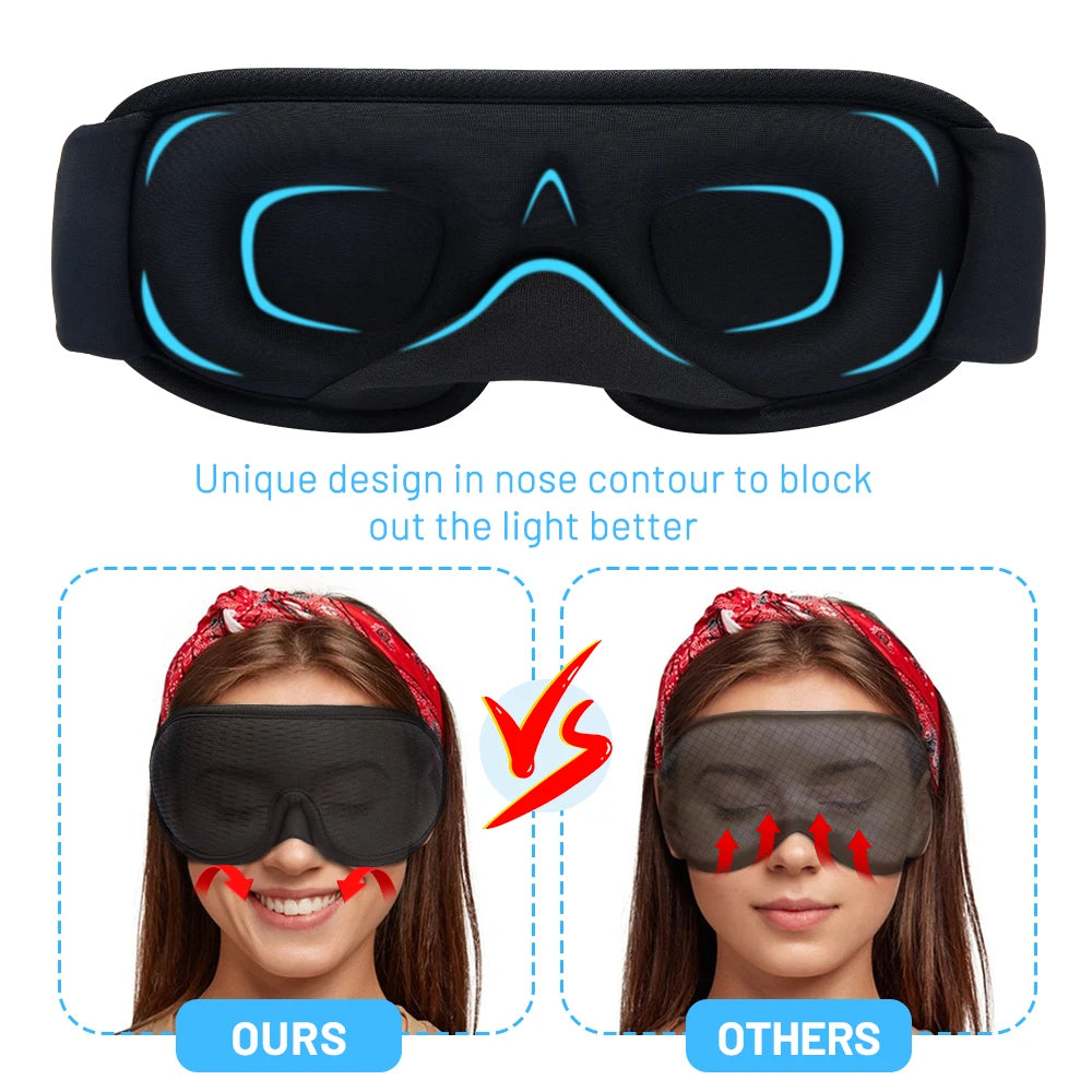 3D Sleeping Mask Block Out Light Sleep Mask