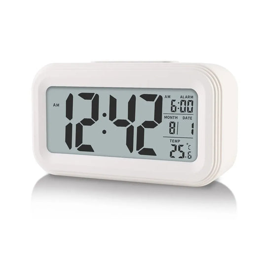 LED Digital Alarm Clock Backlight Snooze Data Time Calendar Table Clock