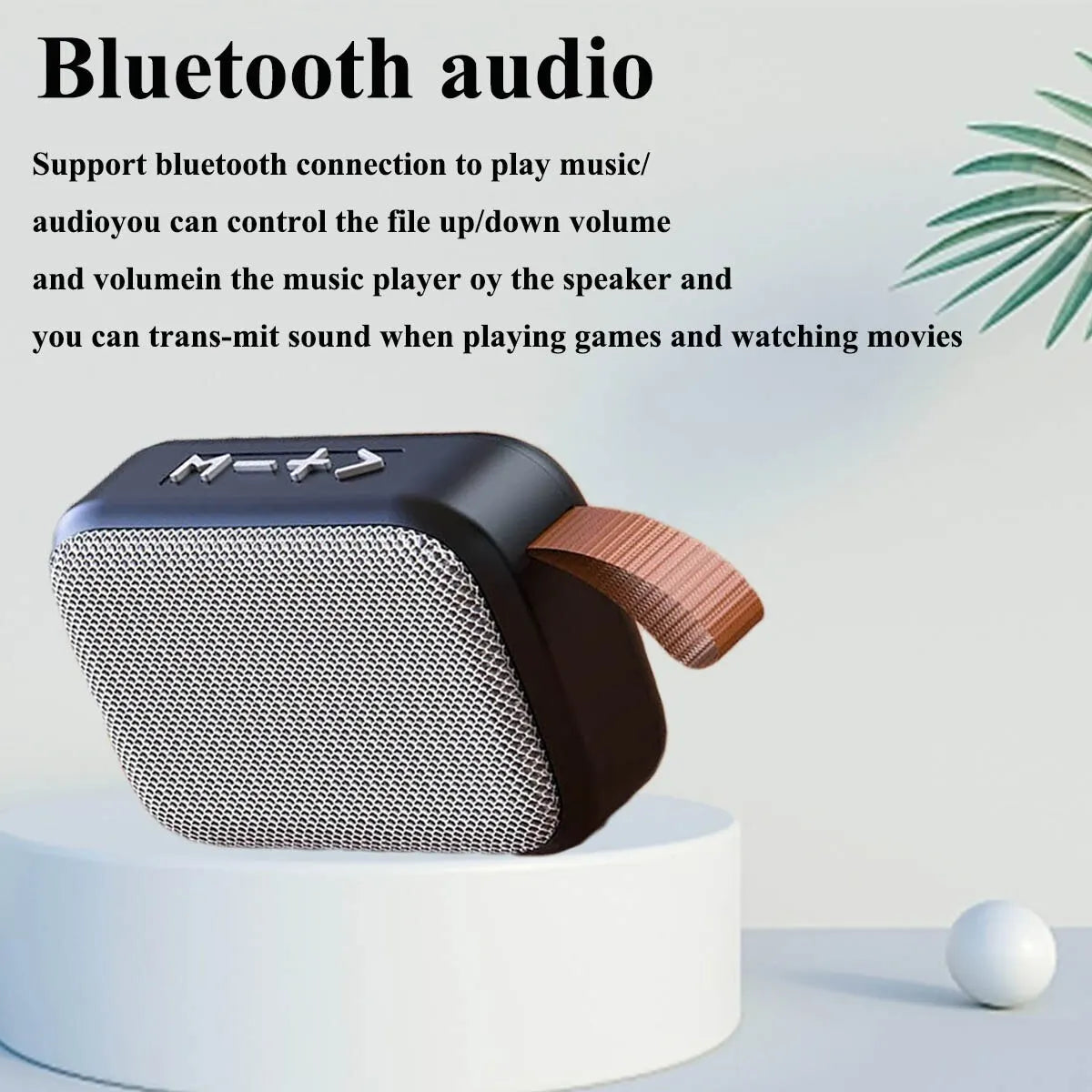 Fabric Speaker Bluetooth Wireless Connection Portable