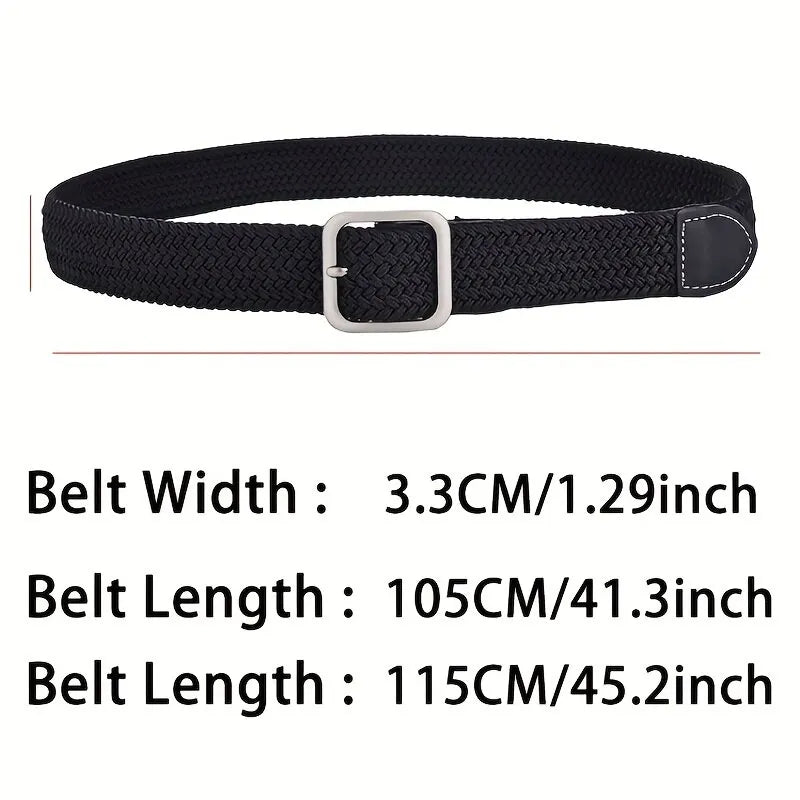 Womens Belt Woven Elastic Outdoor Sports Unisex Belt