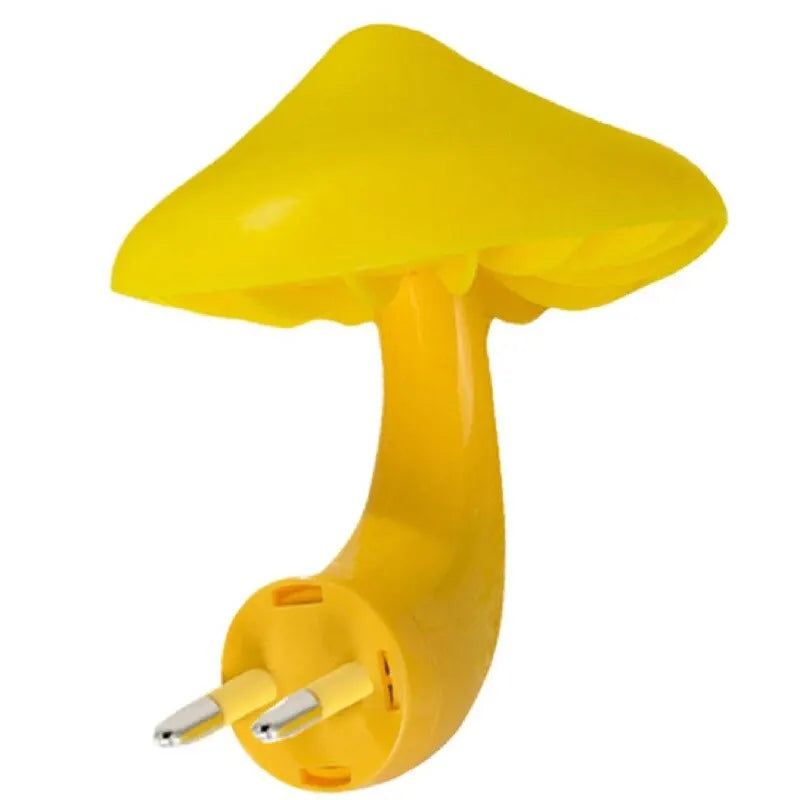 LED Night Light Mushroom Wall Lamp EU Plug