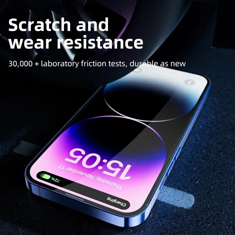 High Definition Anti Peeping Tempered Glass For iPhone