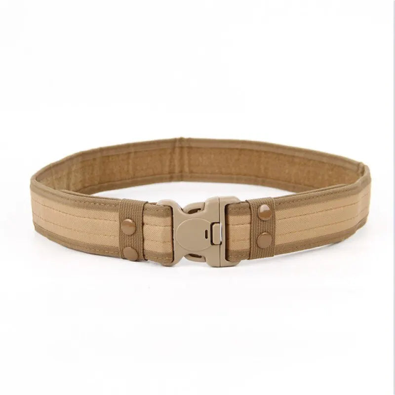 Plastic Buckle Mens Canvas Lengthened Thickened Tactical Belt