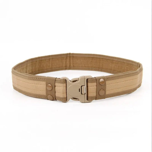 Plastic Buckle Mens Canvas Lengthened Thickened Tactical Belt