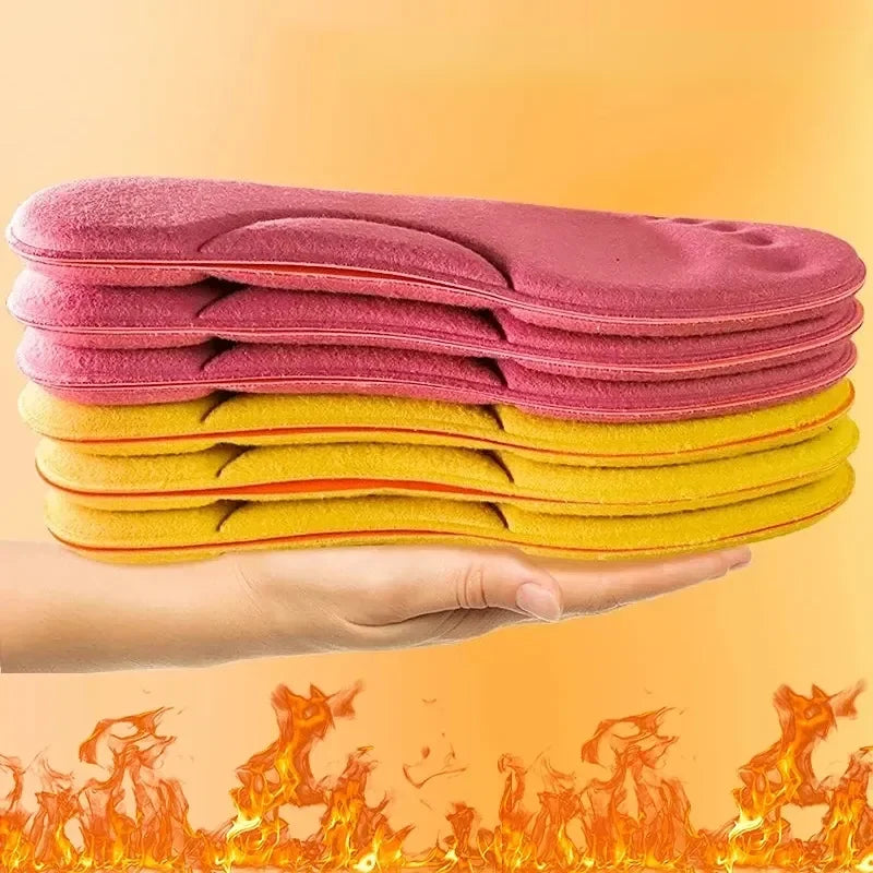 2 Pairs of Self Heating Thermal Insoles for Cold Winter Days