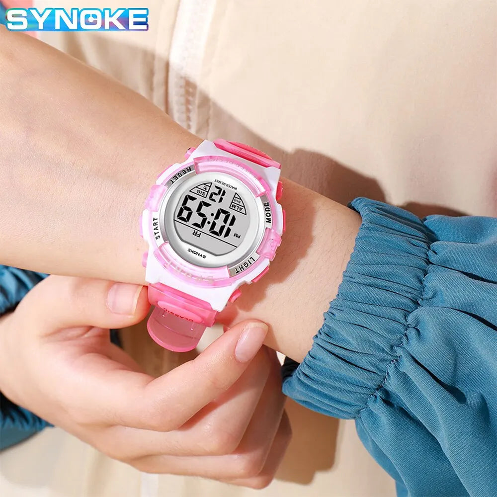 Student Digital Watch Waterproof Sports Multifunction Kids Watch