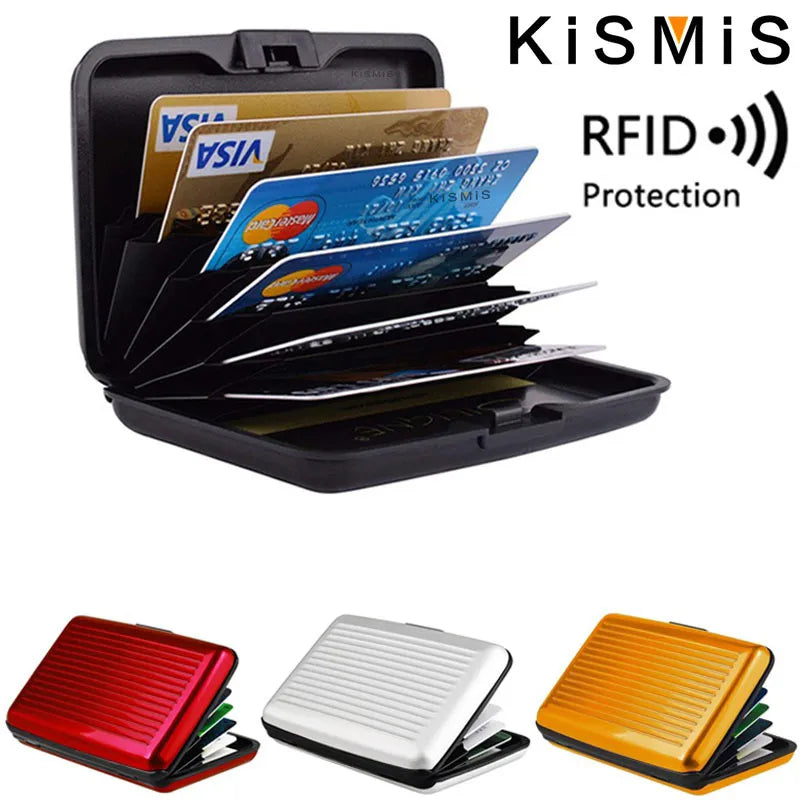 Stylish RFID Metal Wallet Credit Card Protector Keep Your Cards Safe in Style